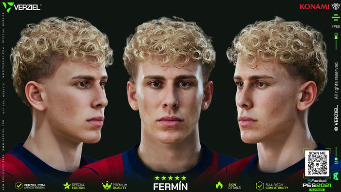 Fermín López 🇪🇸 │ Face – PES 2021 PC 🔥🎮 - Verziel