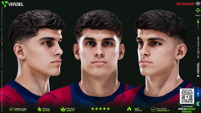 Gerard Martín 🇪🇸 │ Face – PES 2021 PC 🔥🎮 - Verziel