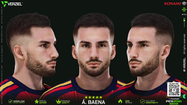 Álex Baena 🇪🇸 │ Face – PES 2021 PC 🔥🎮