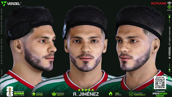 Raúl Jiménez 🇲🇽 │ Face – PES 2021 PC 🔥🎮