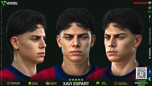 Xavi Espart 🇪🇸 │ Face – PES 2021 PC 🔥🎮